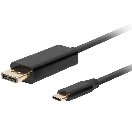 Lanberg CA-CMDP-10CU-0018-BK 1,8 m USB typu C męski na DisplayPort męski przewód łączący