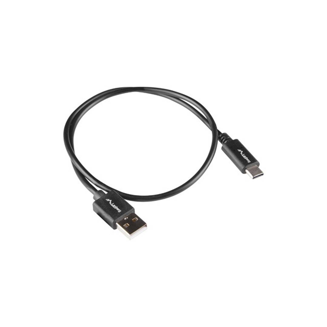 Lanberg USB-C to USB-B 2.0 Cable Black 1.8 Meter)