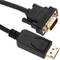 Cable DisplayPort male vers VGA male 1 m