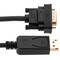 Cable DisplayPort male vers VGA male 1 m