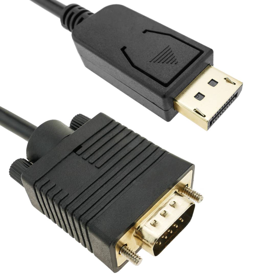 Decorative climb Seasoning DisplayPort Cable Male to male VGA 5 m - Cablematic
