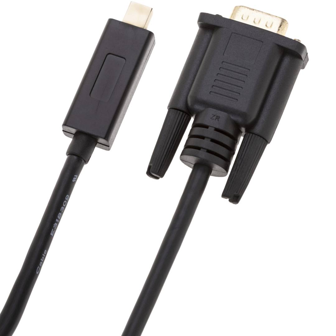 Cable mini DisplayPort mascle a VGA mascle de 3m