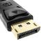 Cabo DisplayPort 2K 4K 1080p FullHD para transmissão de áudio e vídeo digital de 5 m de cor preto