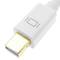 Cable Mini Displayport to Displayport 2K 4K 1080p FullHD for digital audio and video 3m white