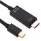 Cabo de vídeo 4K 1.8m Mini DisplayPort MDP para HDMI 1080p FullHD 2K 4K