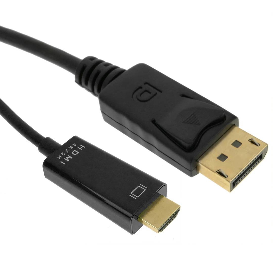 Câble DisplayPort vers HDMI 3M, Câble Adaptateur HDMI Mâle vers DP
