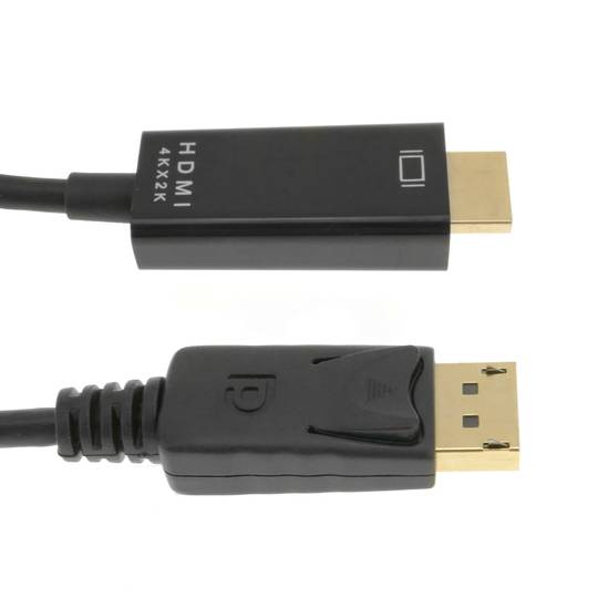 Cable de vídeo 4K 3m de DisplayPort DP a HDMI 1080p FullHD 2K 4K