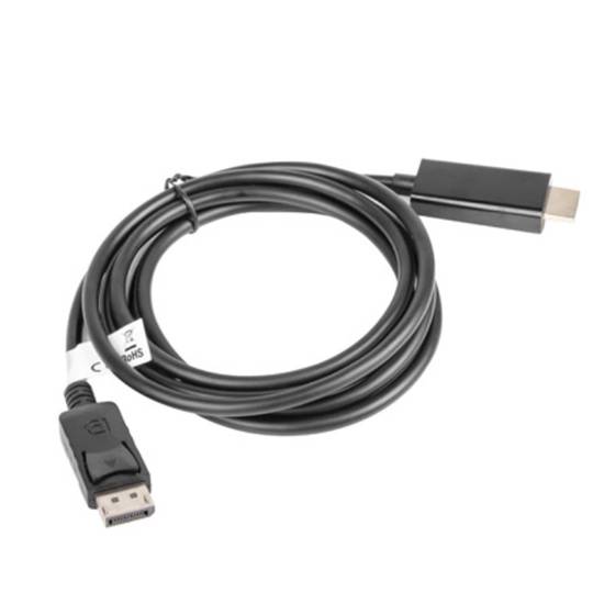 Cabo DisplayPort 1.1 para HDMI 8,64 Gb/s Lanberg preto 1,8 m