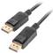 Lanberg Displayport v1.2 cable 19 pin male to male 0.5m 4K black CA-DPDP-10CC-0005-BK