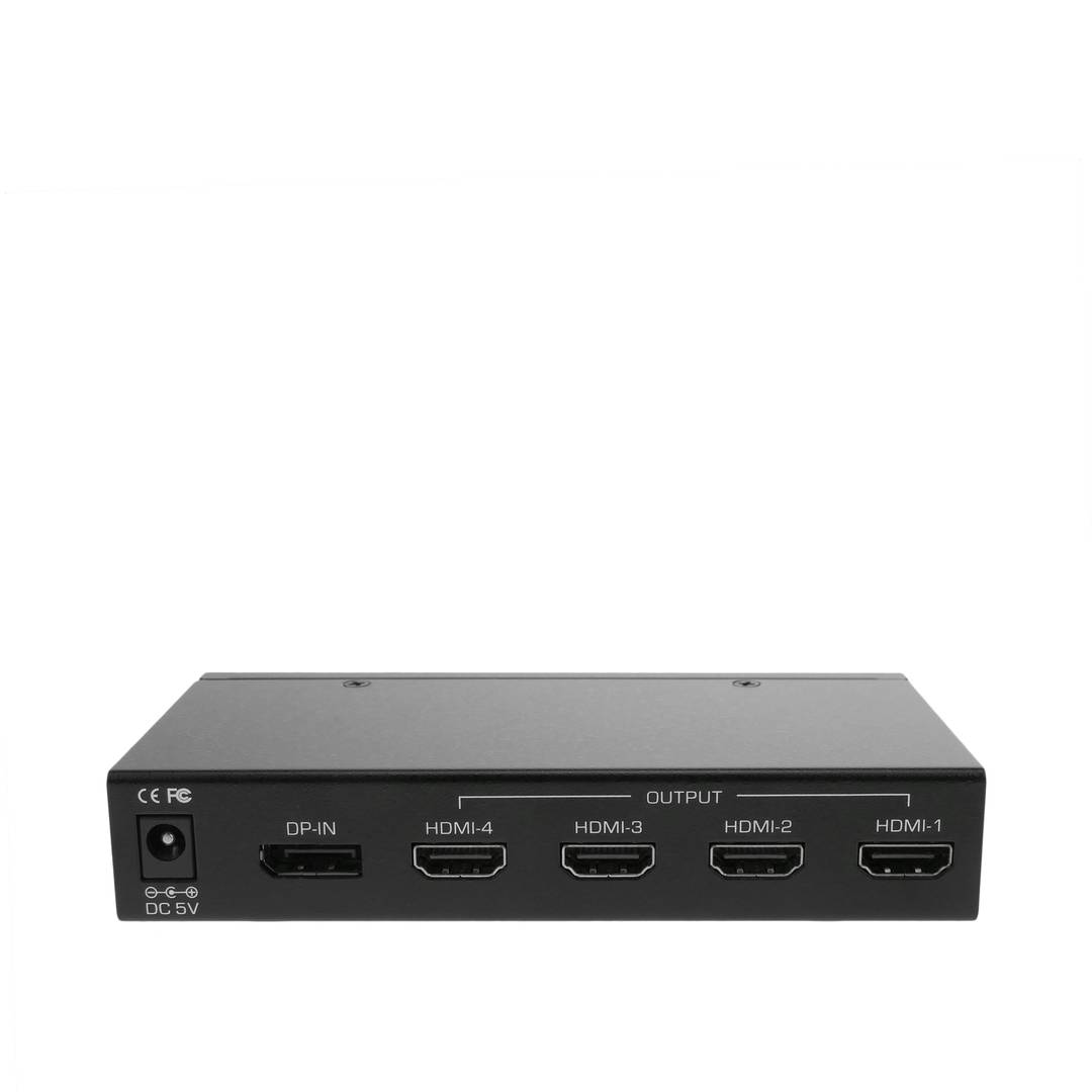 DisplayPort to HDMI Adapter with 4-Port videowall 4K UHD