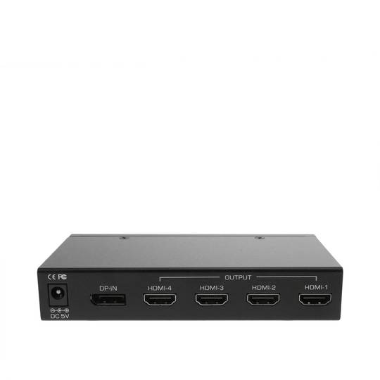 DisplayPort to HDMI Adapter with 4-Port videowall 4K UHD