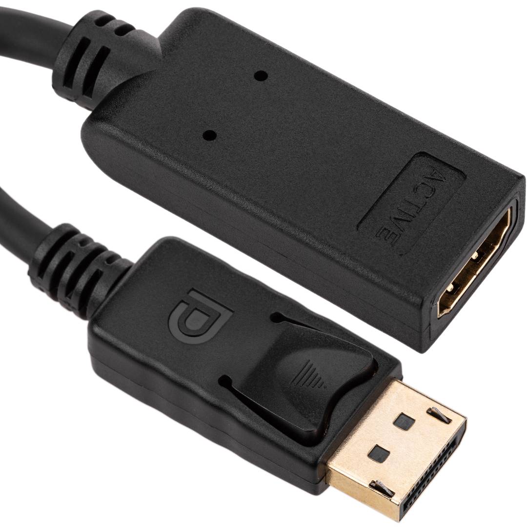 Adaptateur DisplayPort mâle vers DVI-D femelle avec câble de 20 cm -  Cablematic