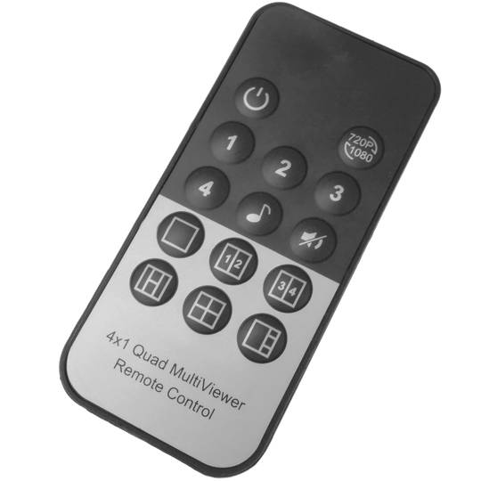 4x1 HDMI-videoschakelaar met gelijktijdig multi-scherm