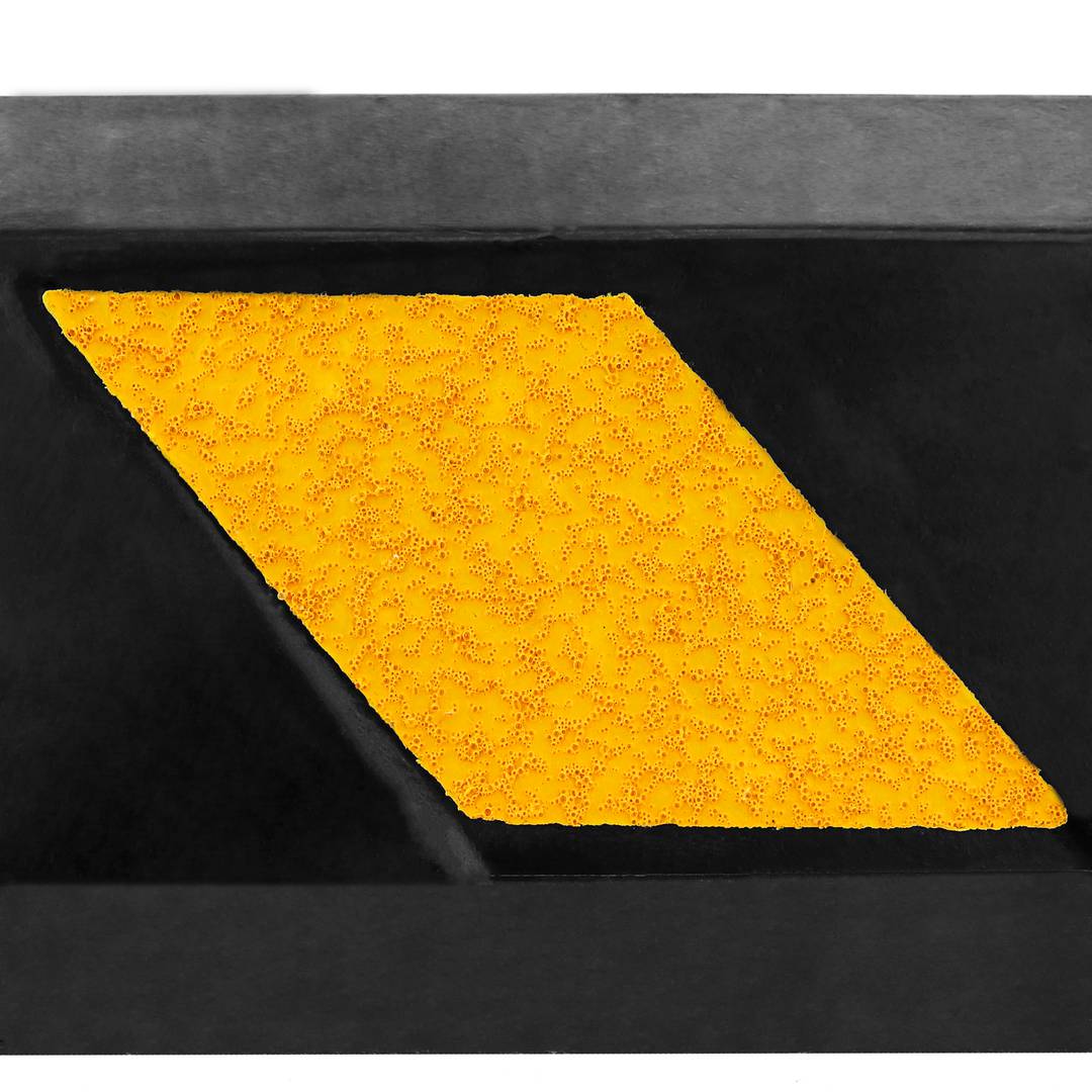 Butoir de stationnement Arrêt roue pour parking en caoutchouc et réflecteurs 55 cm 2-pack