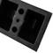 Topall de terra per rodes d'aparcament parking de goma 55 cm 2-pack