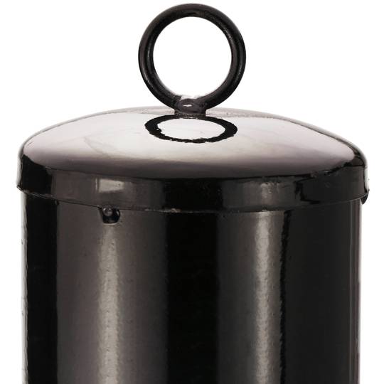 Słupek stalowy uciąg z wyjmowaną podstawą 12x50 cm 4-pak