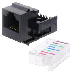 Keystone RJ45 fêmea TB110 Cat.5e UTP sem ferramentas (8 unidades)