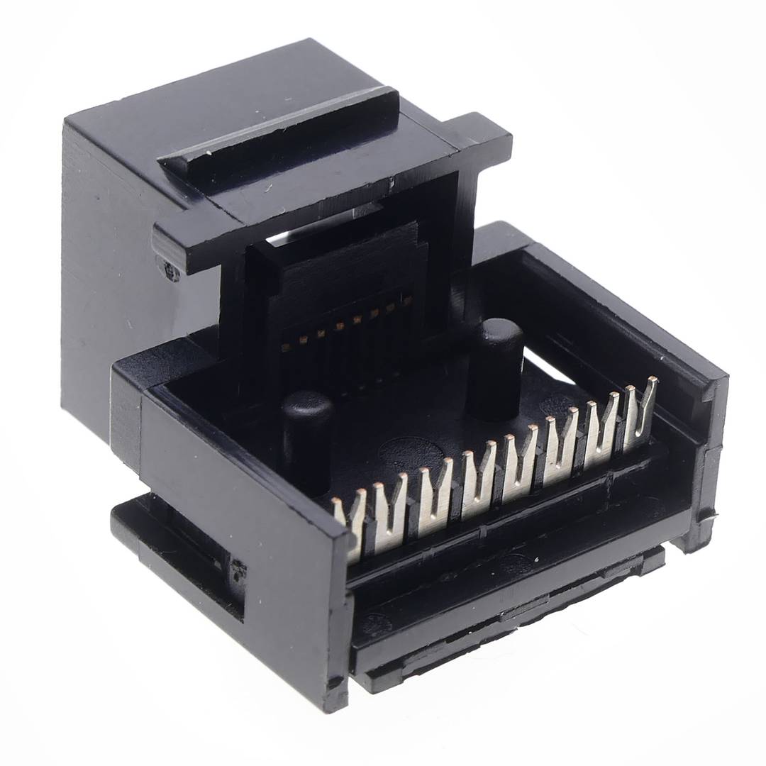 Keystone RJ45 femmina a TB110 Cat.5e UTP Assemblaggio automatico senza attrezzi (8 unità)