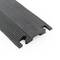 Passacavo a pavimento in gomma per la protezione elettrici canalina 1 vie 102 x 13 cm (2-PACK)