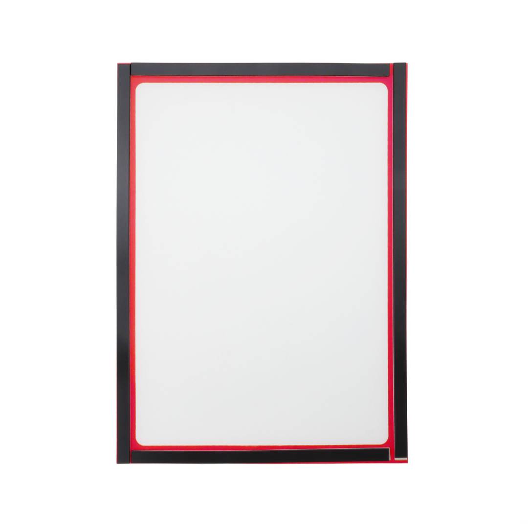 Flexibel magnetisch frame rood A4 voor borden met magneet (10 eenheden)