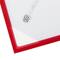 Flexibel magnetisch frame rood A4 voor borden met magneet (10 eenheden)