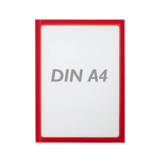 Flexibel magnetisch frame rood A4 voor borden met magneet (10 eenheden)
