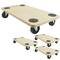 Plataforma de càrrega i transport amb rodes 560 x 290 mm 4-PACK