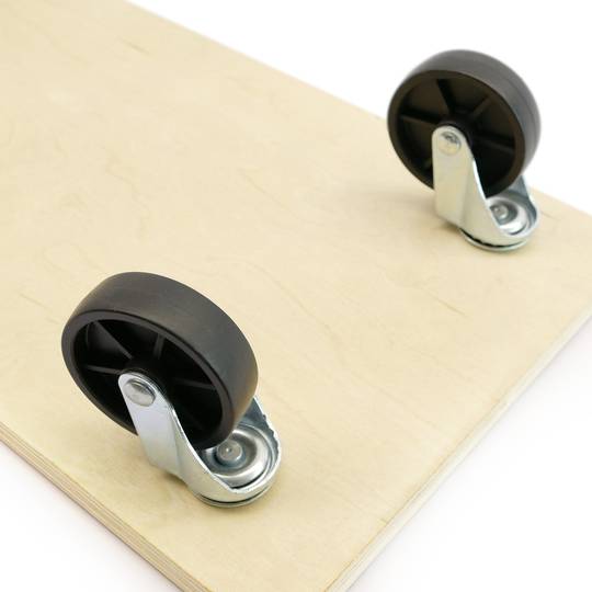 Plataforma de càrrega i transport amb rodes 560 x 290 mm 4-PACK