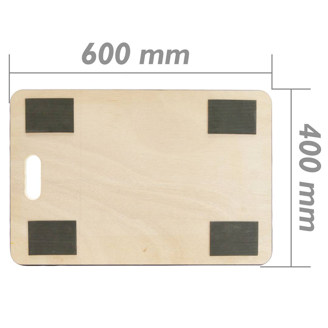 Platforma załadunkowo-transportowa z kołami 600 x 400 mm 4-PAK
