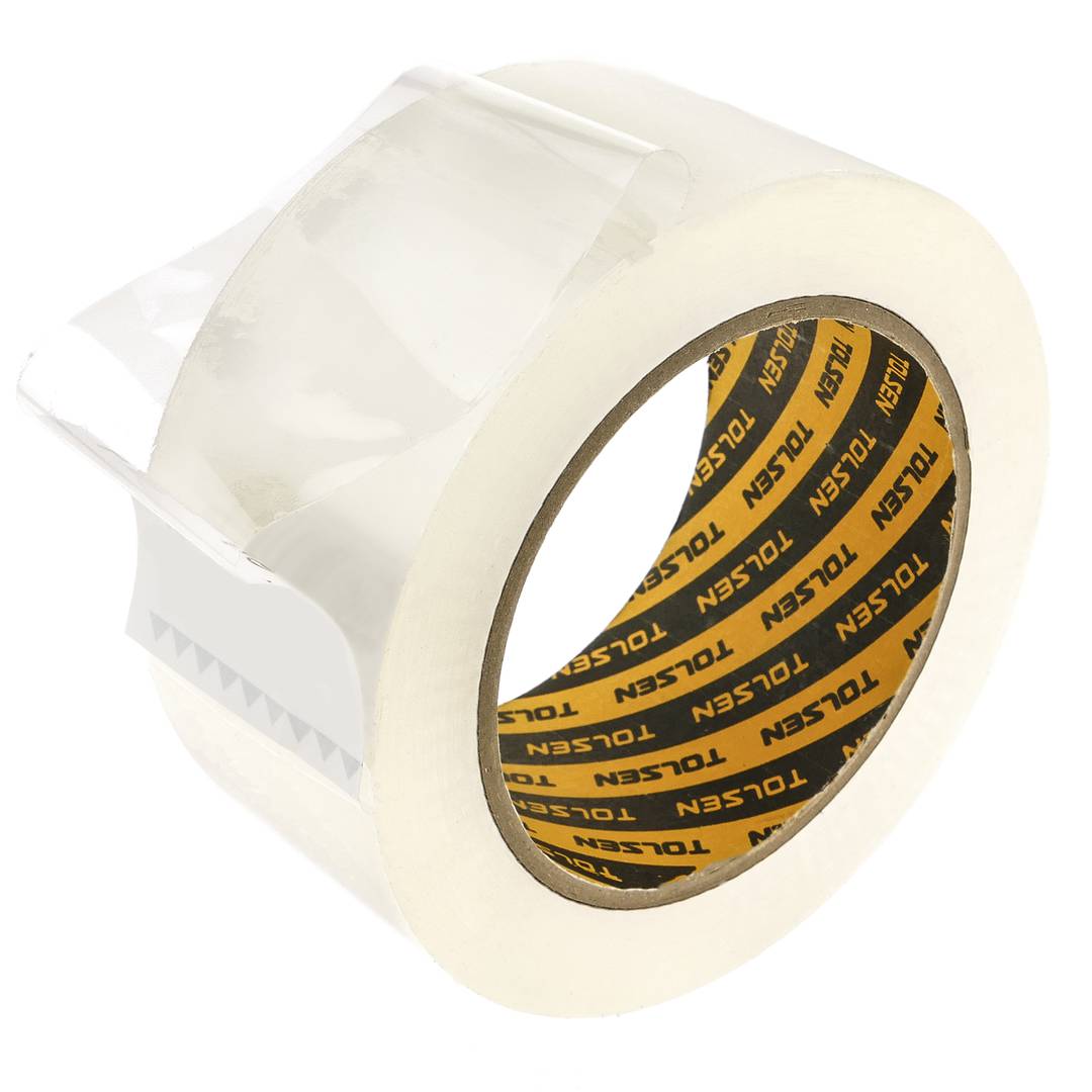 Transparant plakband voor verpakking en afdichting 48m x 100m 55-pack met dispenserafdichting