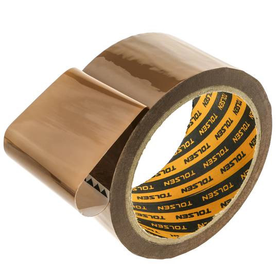 Braun Klebeband Packband Paketband für Päckchen 48 mm x 100m 55 Rollen mit Klebebandabroller