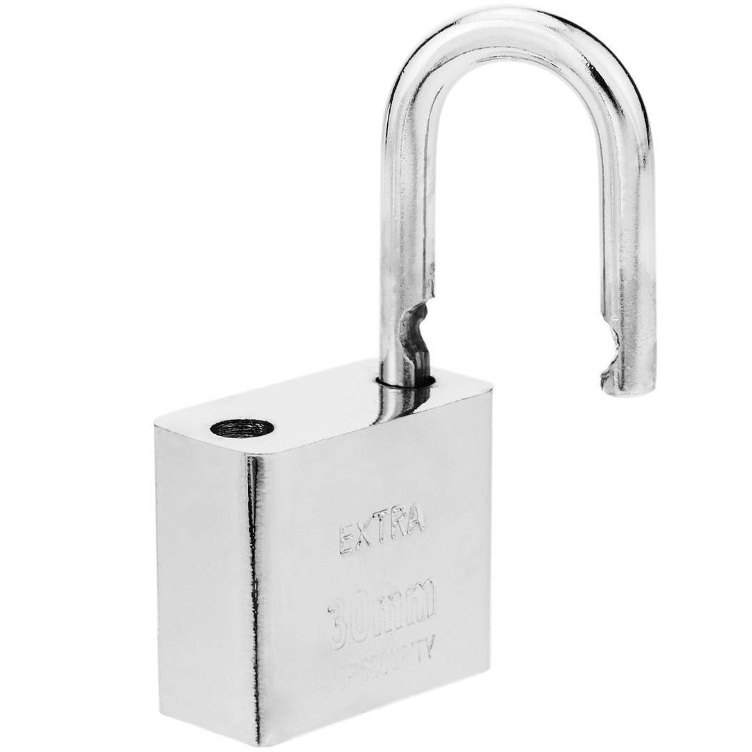 Cadeado de segurança aço 30mm 2-pack