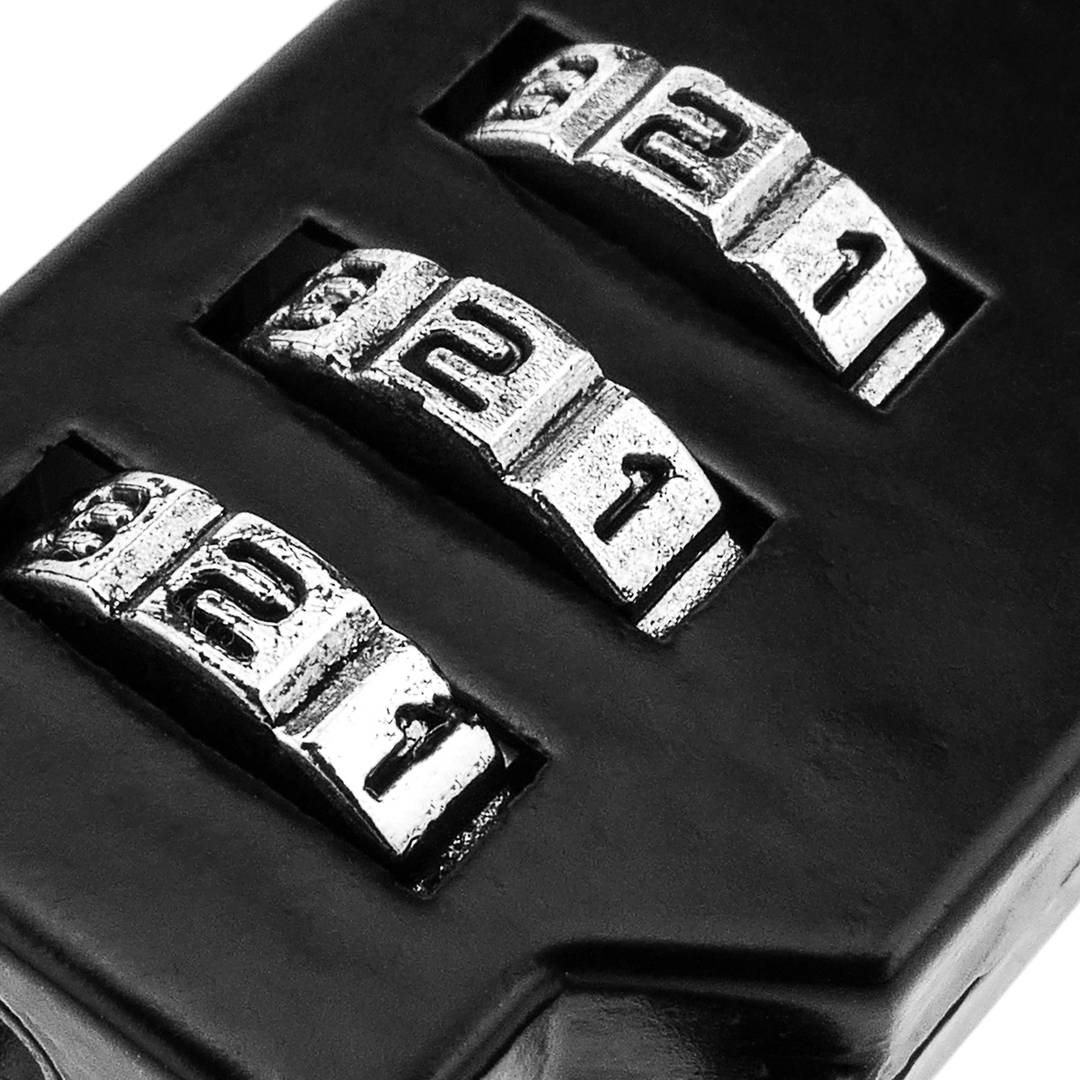 Vorhängeschloss mit 3-stelliger Kombination 2-pack