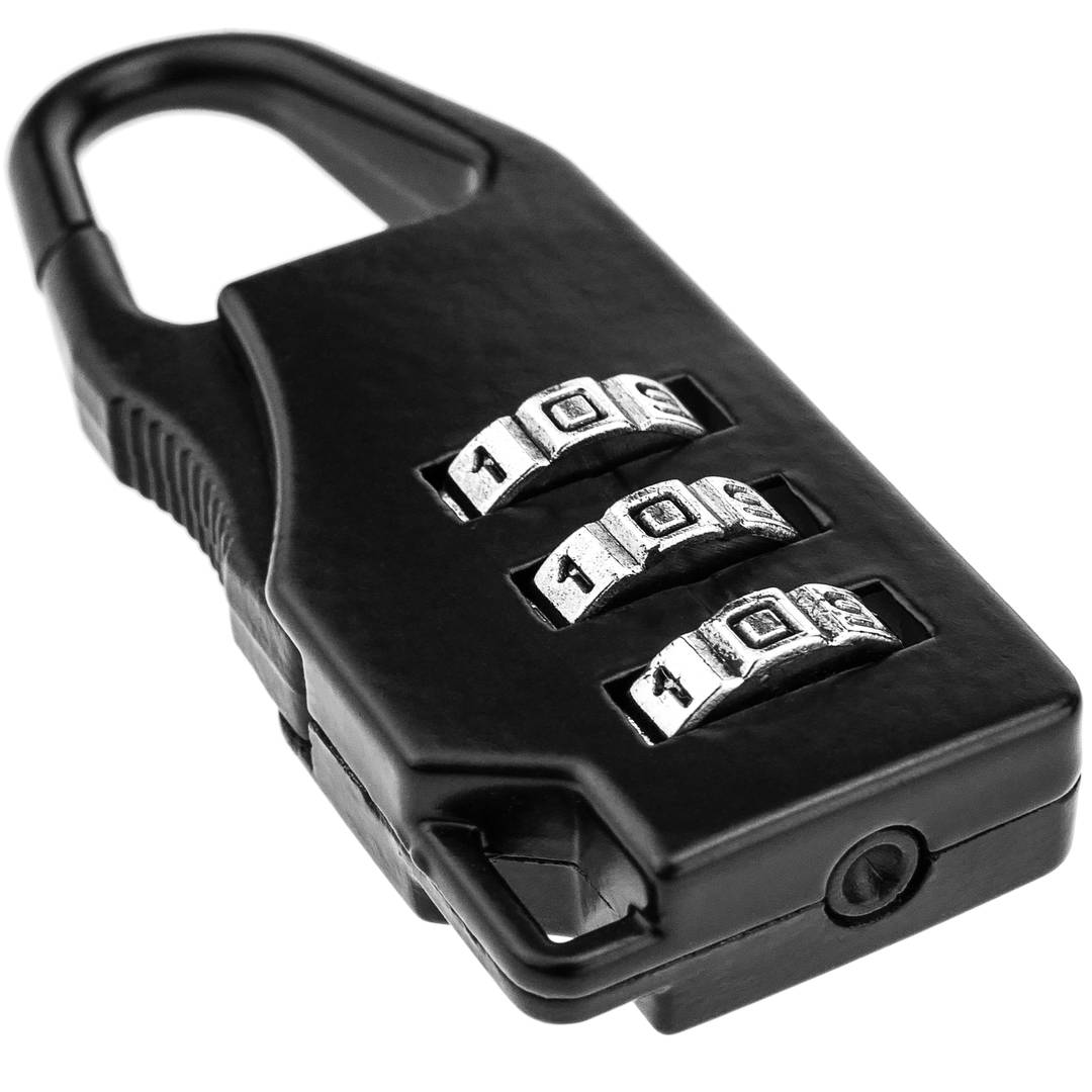 Password Lock Anti-Theft Zipper Locks Digital Outdoor Waterproof Padlock  For Suitcase Shoulder Bag Sports Cabinet Backpack Luggage Travel for  Luggage Suitcase Carry On Backpack Laptop Bag or Purse