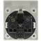 Inbouw Schuko-voet IP44-schroef met witte afdekking, 2 stuks