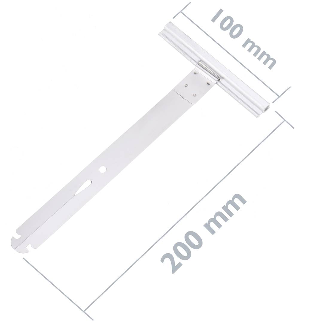 Sangle en acier 190 mm pour stores pack 4 unités