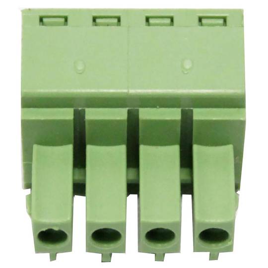 Connettore femmina per circuito stampato 4 terminali 3,81mm pacco da 5
