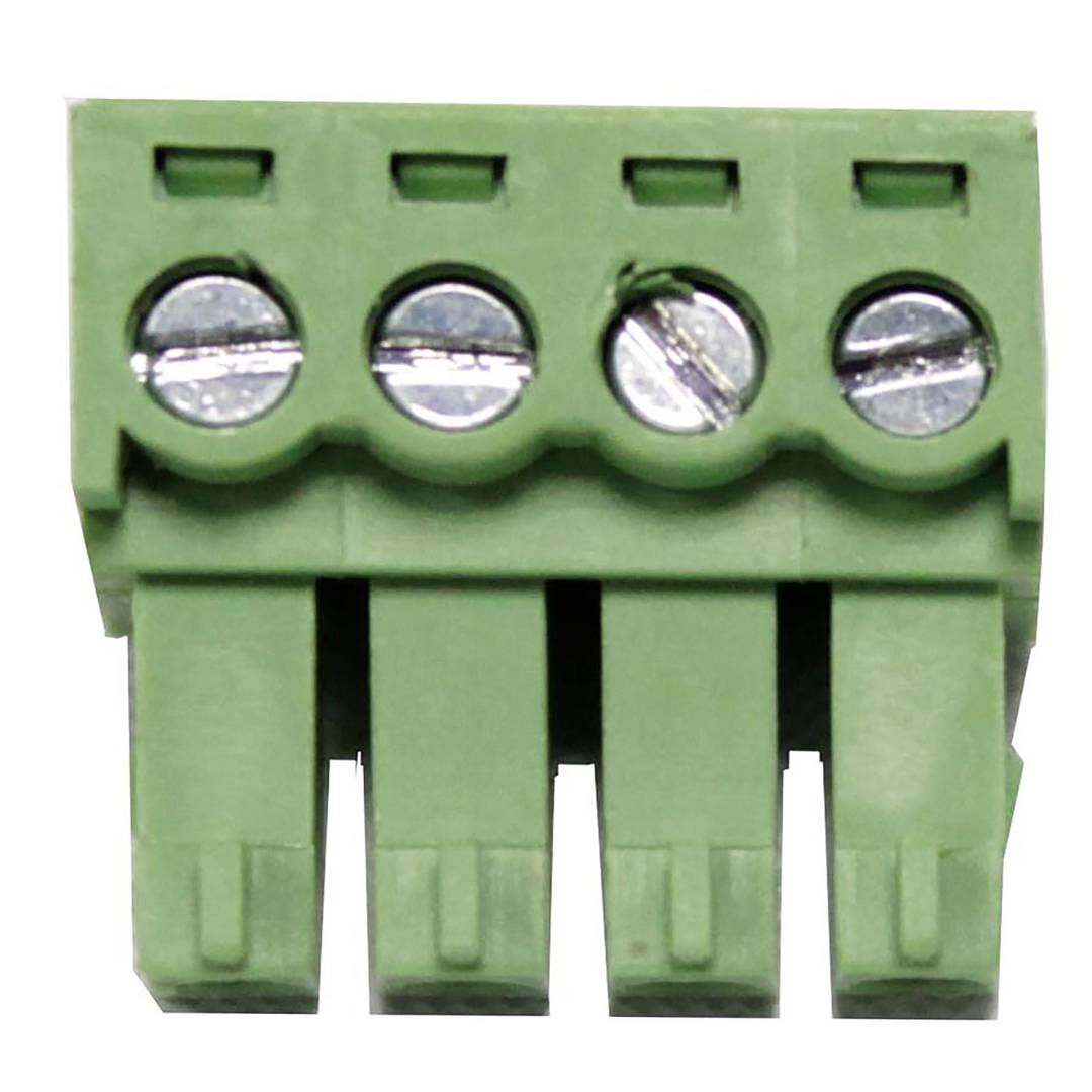 Złącze żeńskie do płytki drukowanej 4 końcówki 3,81 mm 10 szt