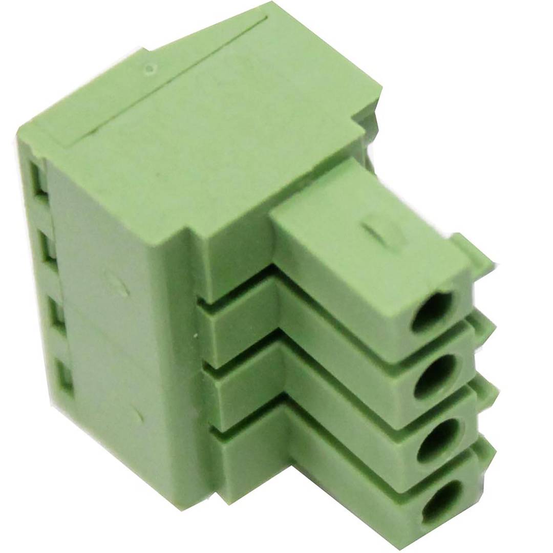 Złącze żeńskie do płytki drukowanej 4 końcówki 3,81 mm 10 szt