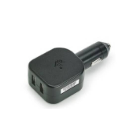 Zebra 5V 2.5A auto sigarettenaansteker oplader met 2 USB-poorten CHG-AUTO-USB1-01