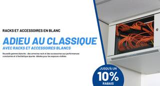 Racks et accessoires en blanc